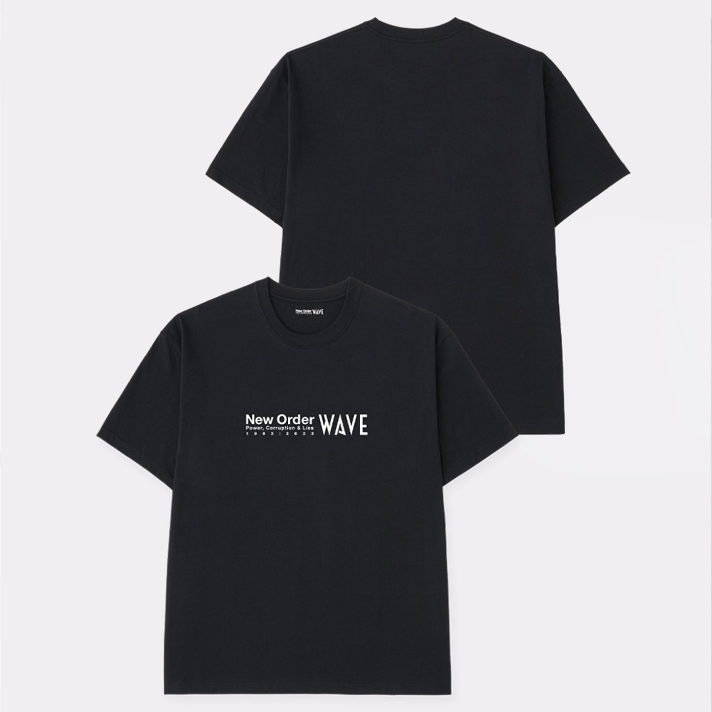 "WAVE × New Order" Power, Corruption & Lies BIG LOGO TEE