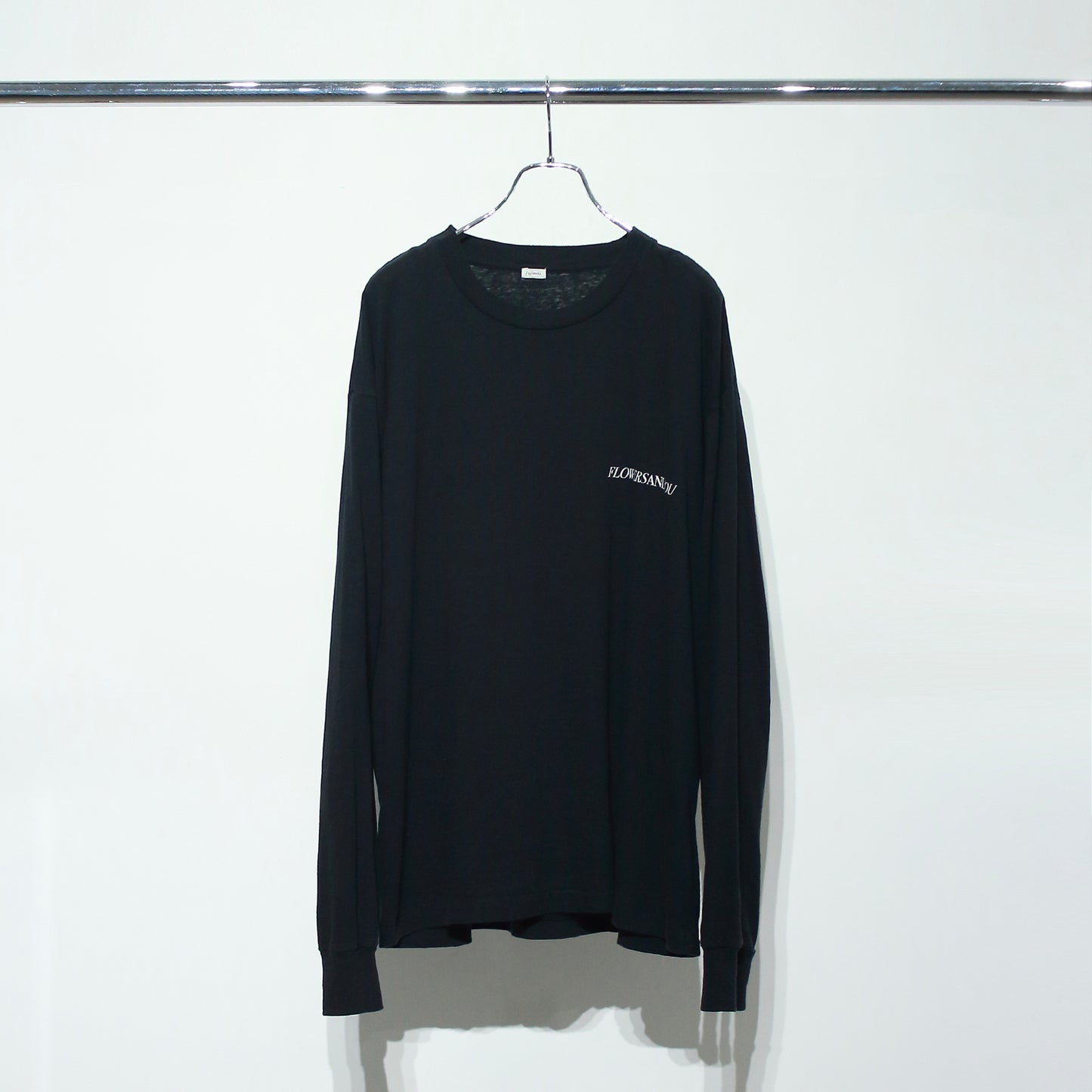 Over dyed LS Tee "FLOWERS"