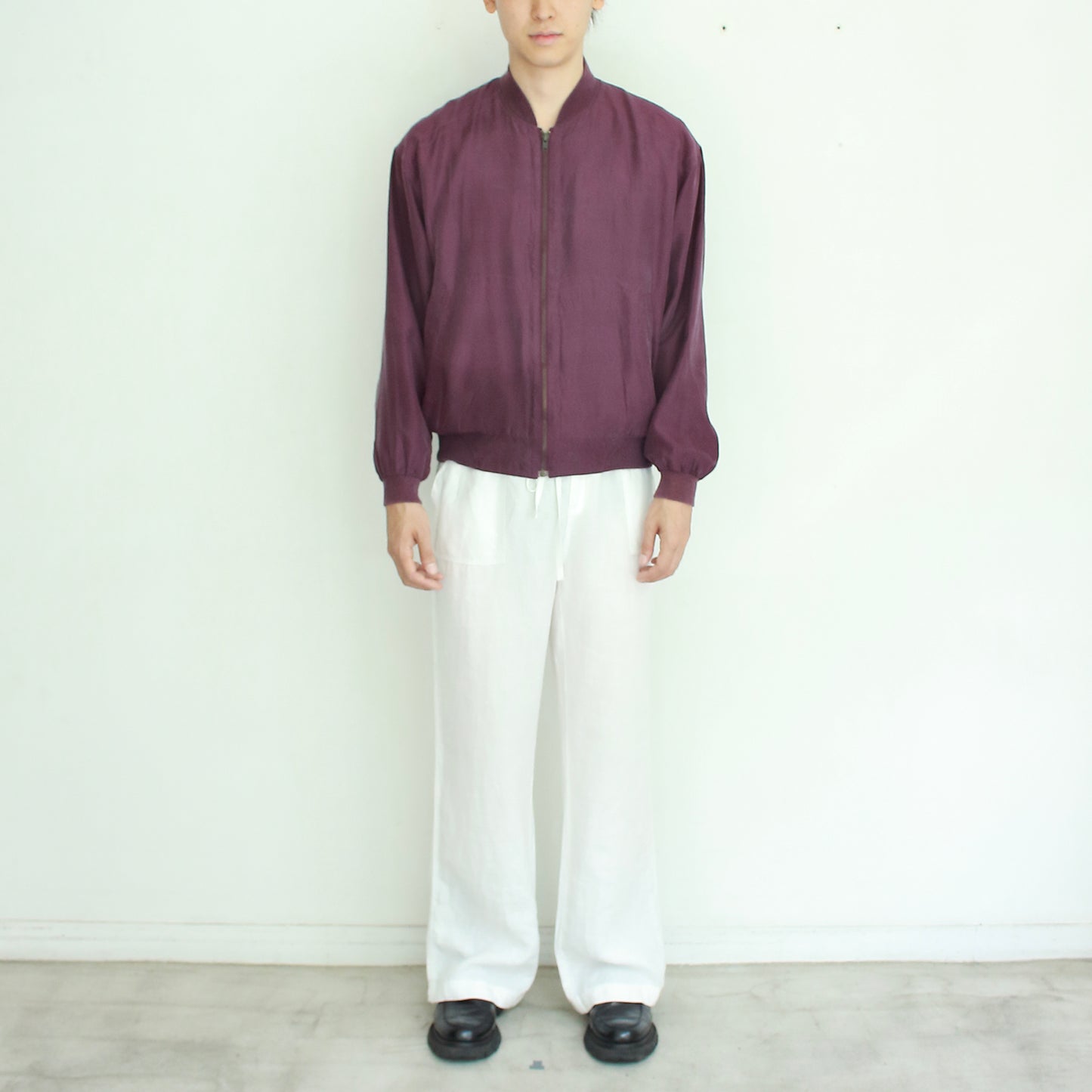 Silk Bomber Jacket