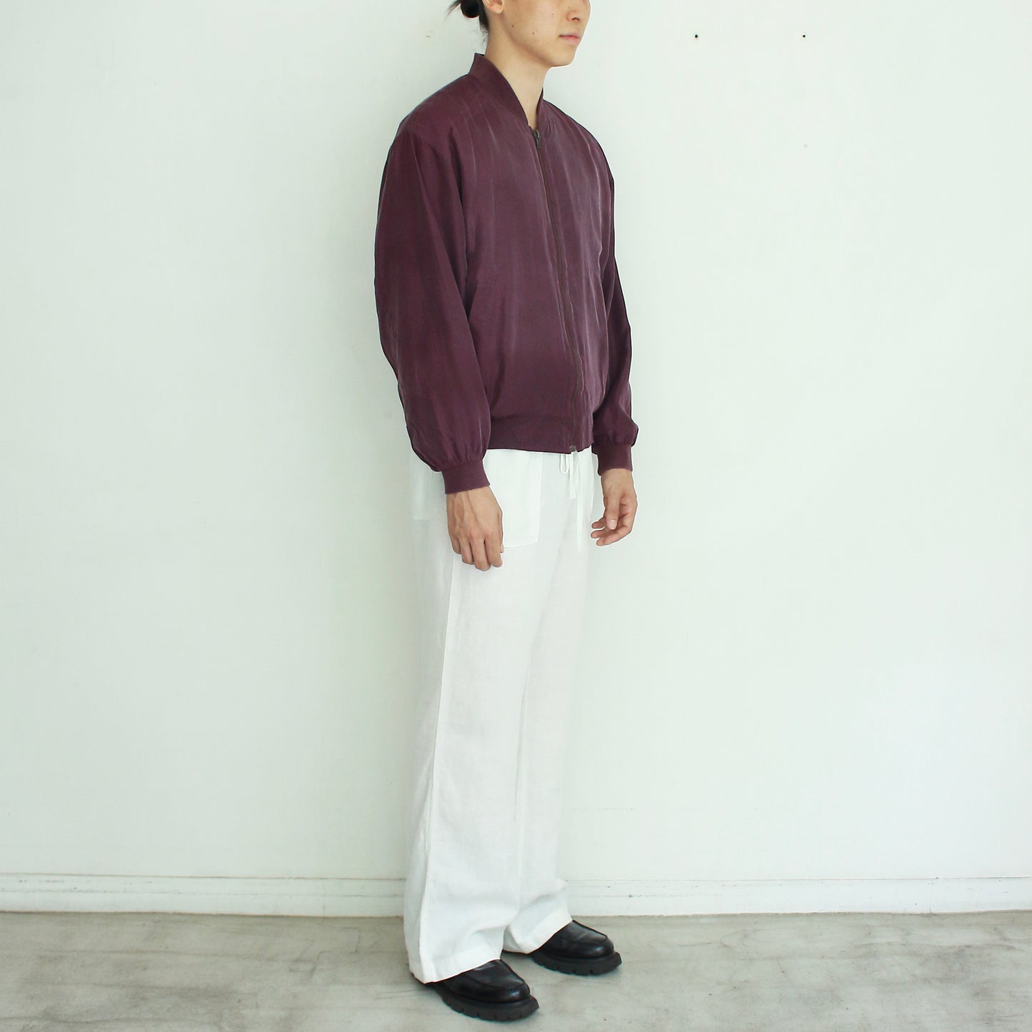 Silk Bomber Jacket