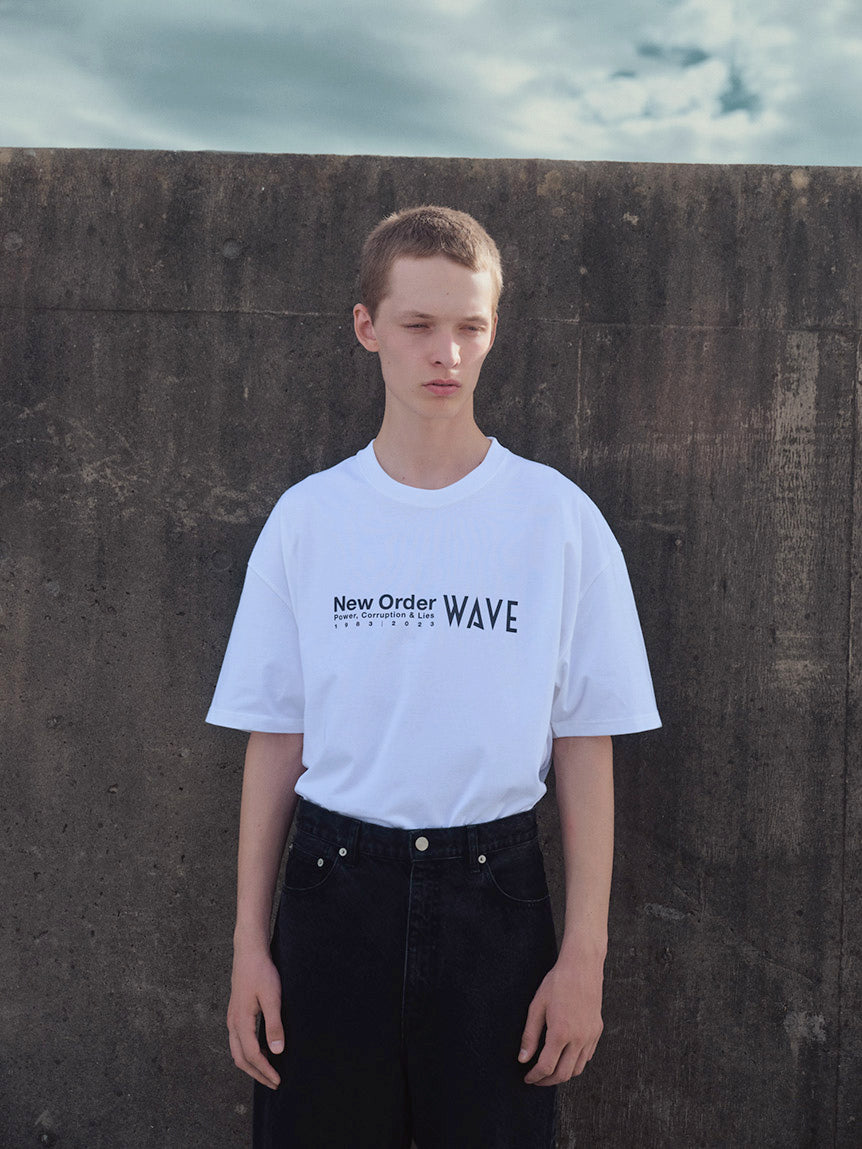 "WAVE × New Order" Power, Corruption & Lies BIG LOGO TEE