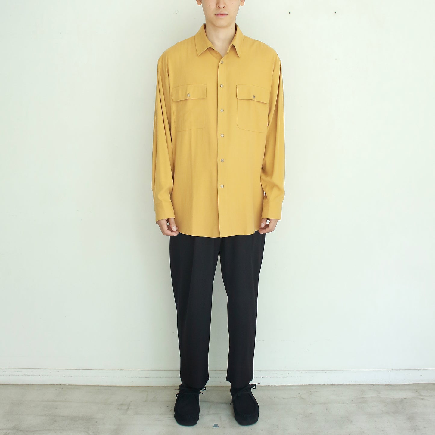 Double Cloth Wide Legged Trousers