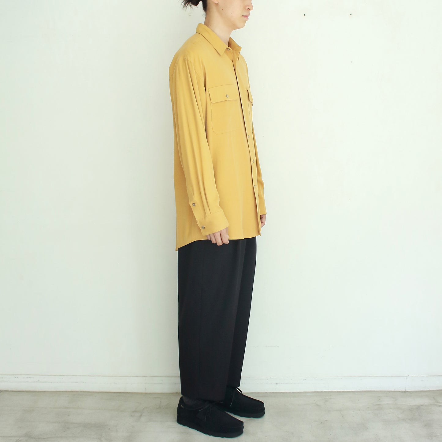Double Cloth Wide Legged Trousers