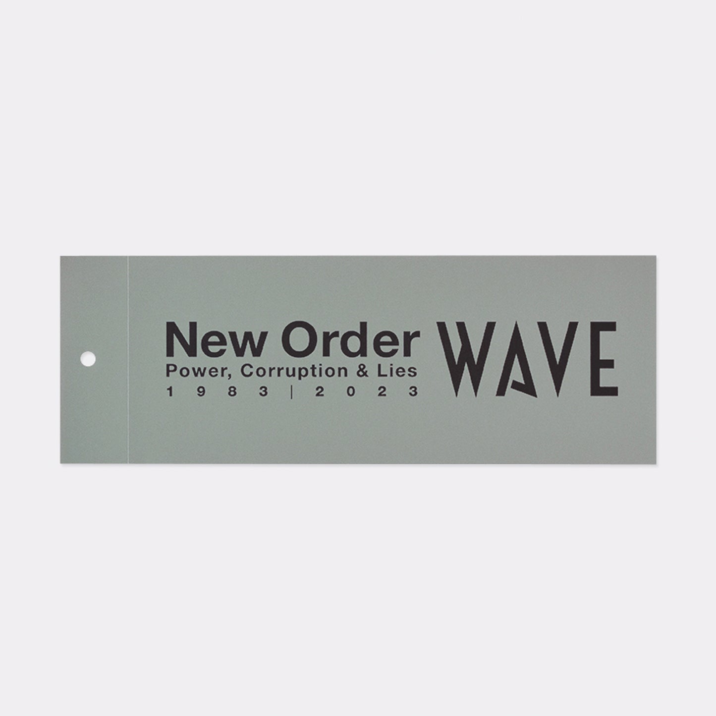 "WAVE × New Order" Power, Corruption & Lies L/S TEE