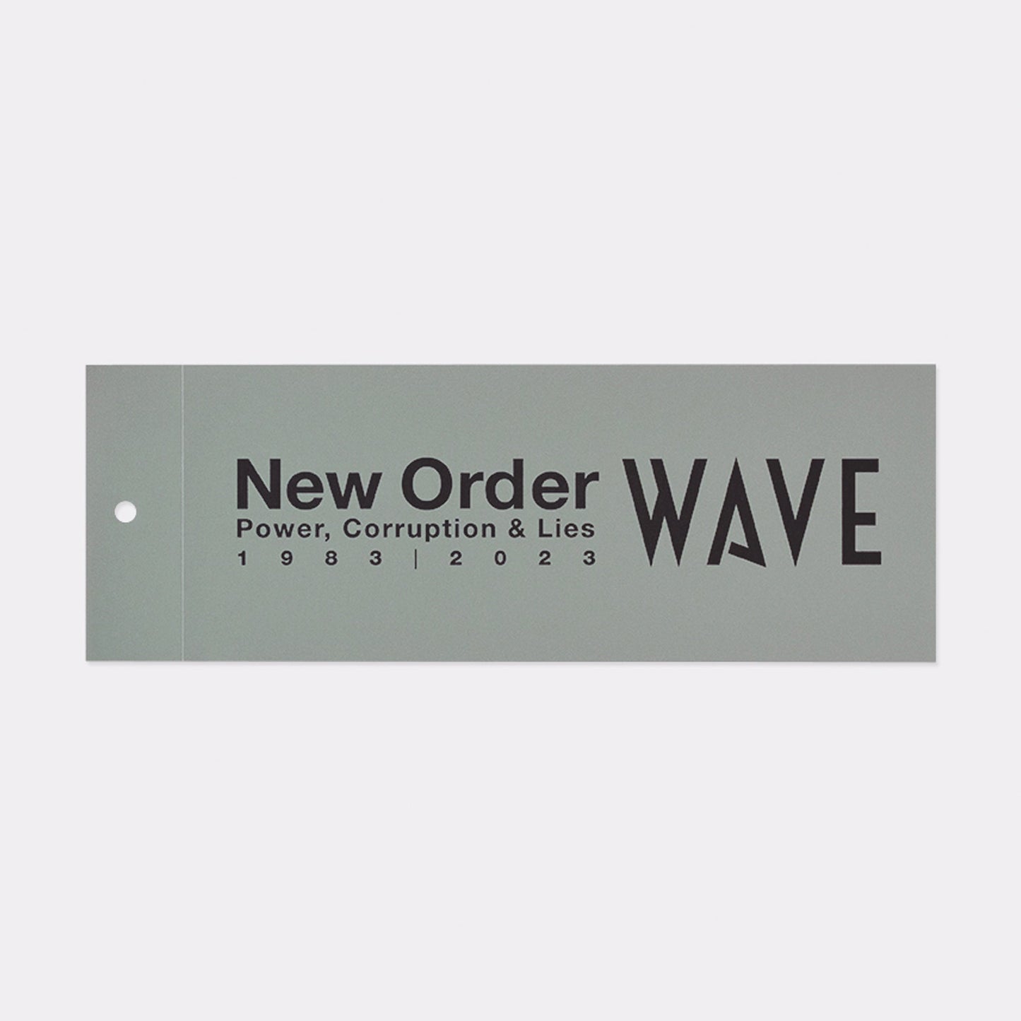 "WAVE × New Order" Power, Corruption & Lies SMALL LOGO T