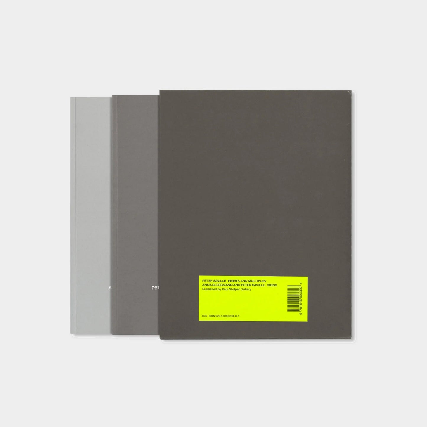 PRINTS AND MULTIPLES/ANNA BLESSMANN AND PETER SAVILLE by Peter Saville