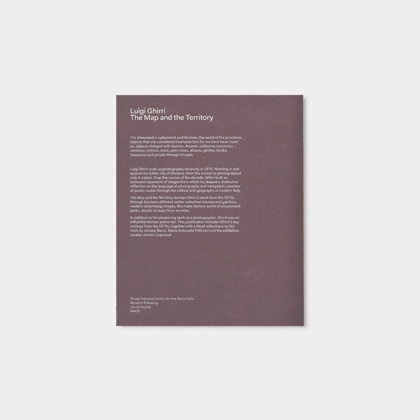 THE MAP AND THE TERRITORY by Luigi Ghirri