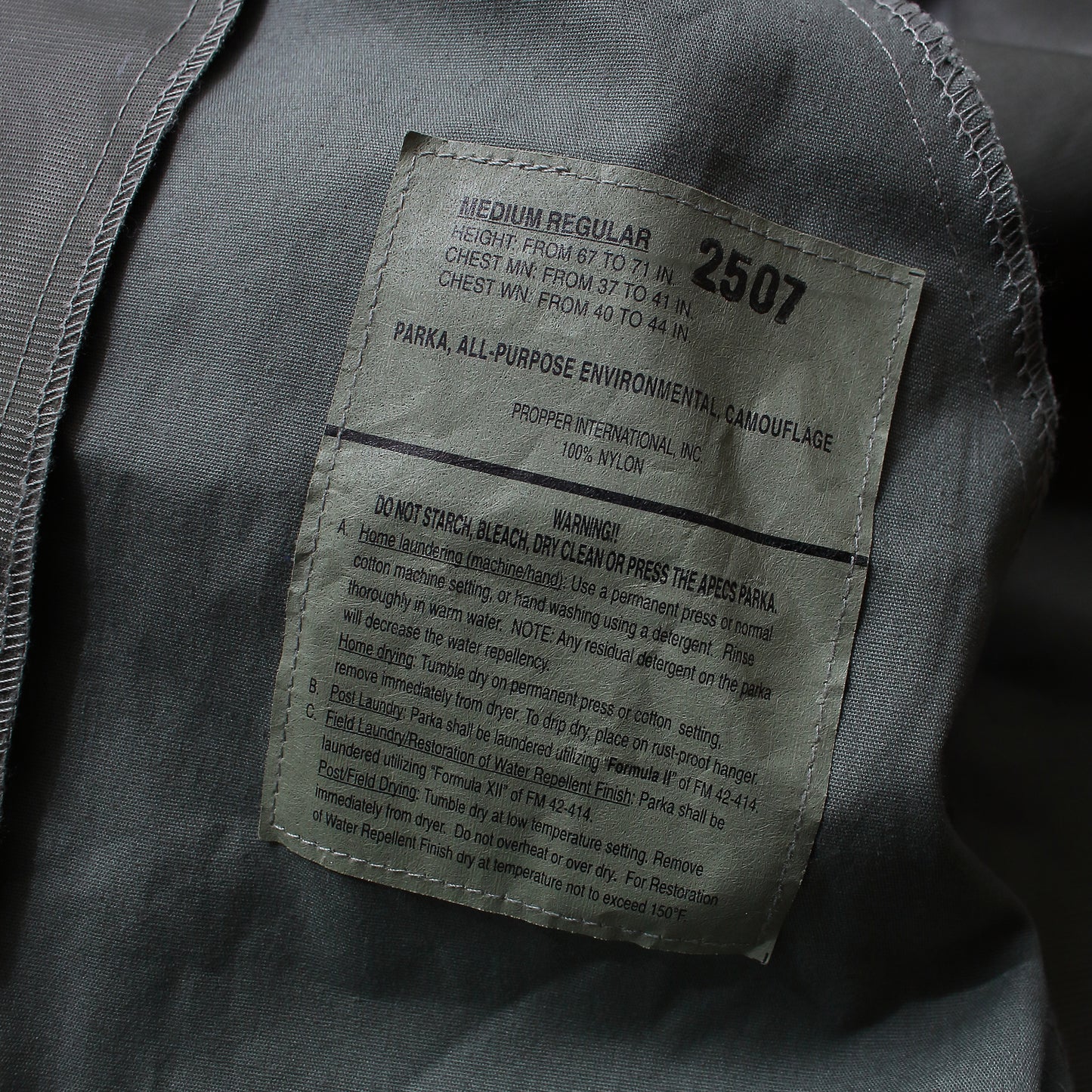 MILITARY GEN2 ECWCS GORE-TEX PARKA