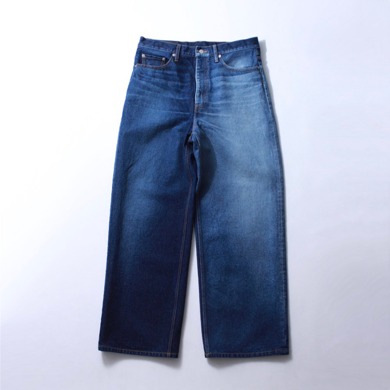 【Soe】Half & Half Regular Jeans