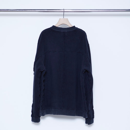 Over Dyed Line Sweat Shirts