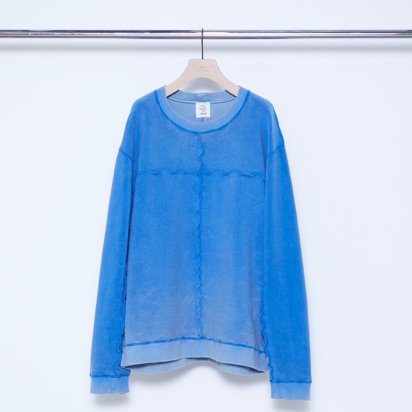 Over Dyed Line Sweat Shirts