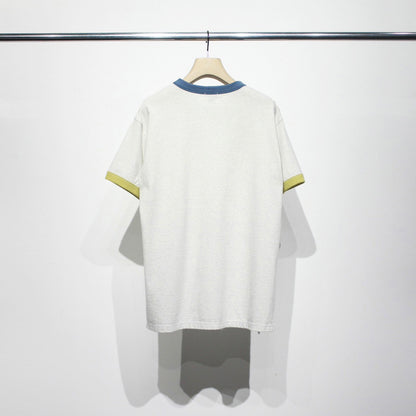【Soe】Ripped Ringer T Shirts