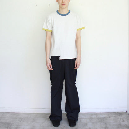 【Soe】Ripped Ringer T Shirts