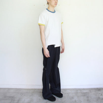 【Soe】Ripped Ringer T Shirts