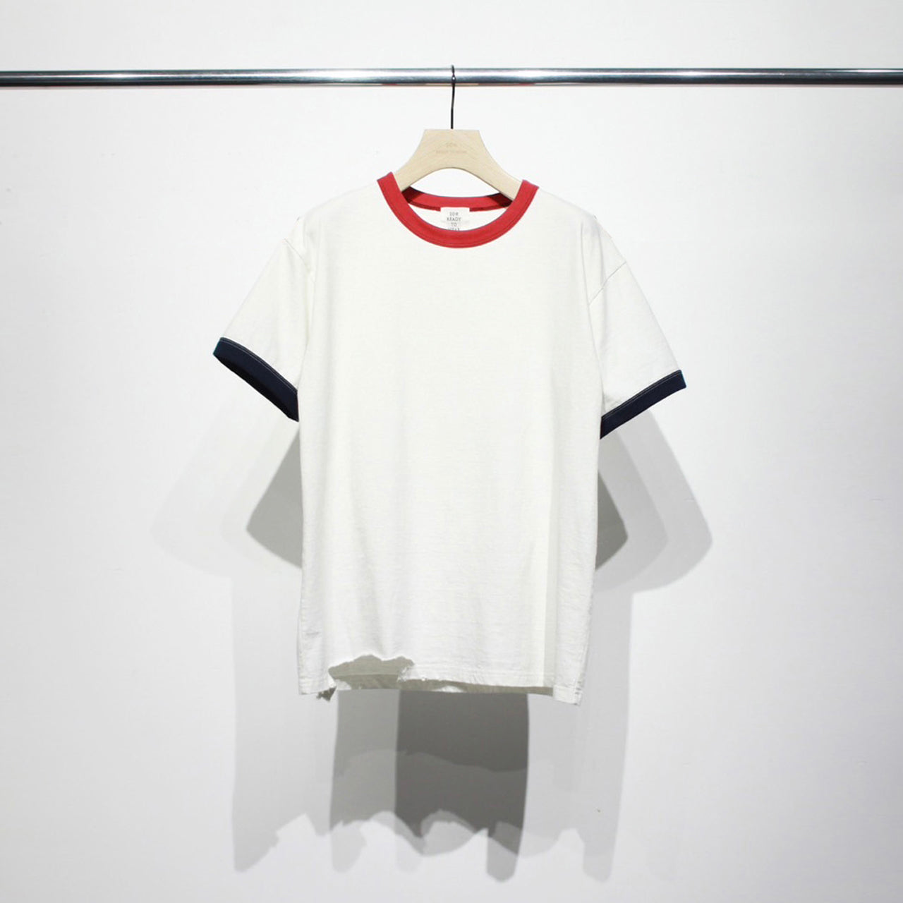 【Soe】Ripped Ringer T Shirts