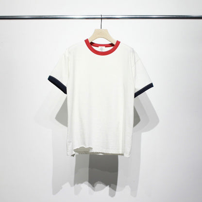 【Soe】Ripped Ringer T Shirts