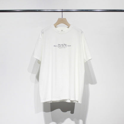 【Soe】H/S T Shirts "Tine and Place"