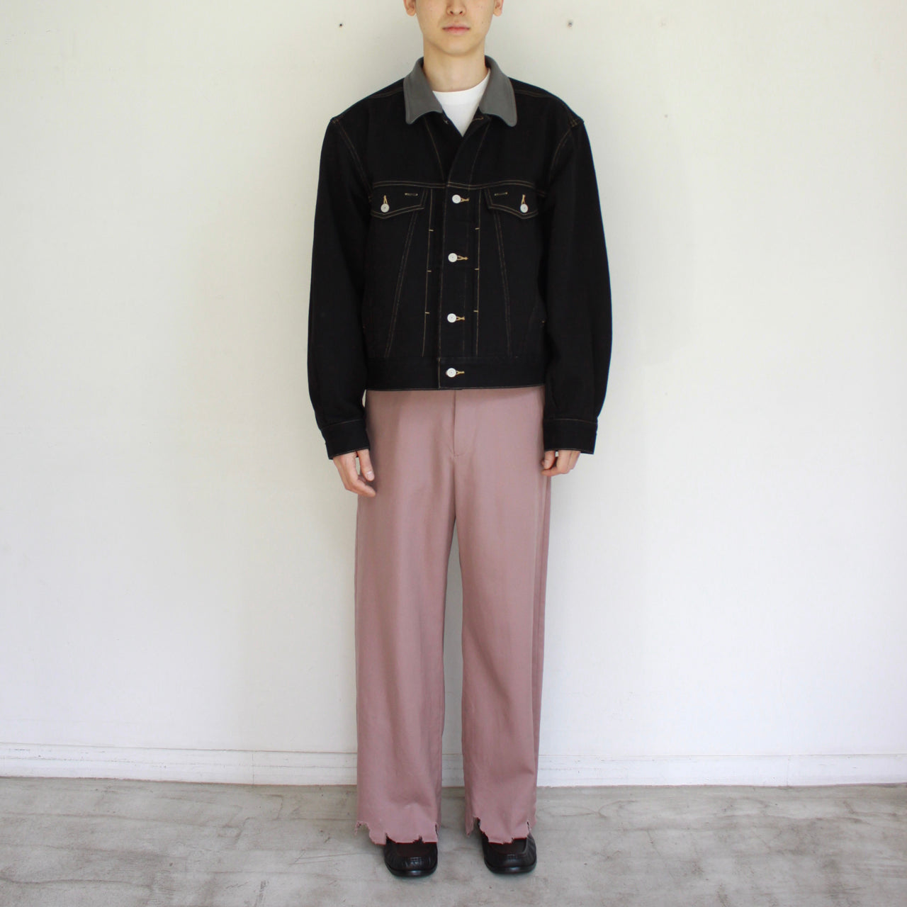 【Soe】Broken Hem Baggy Trousers