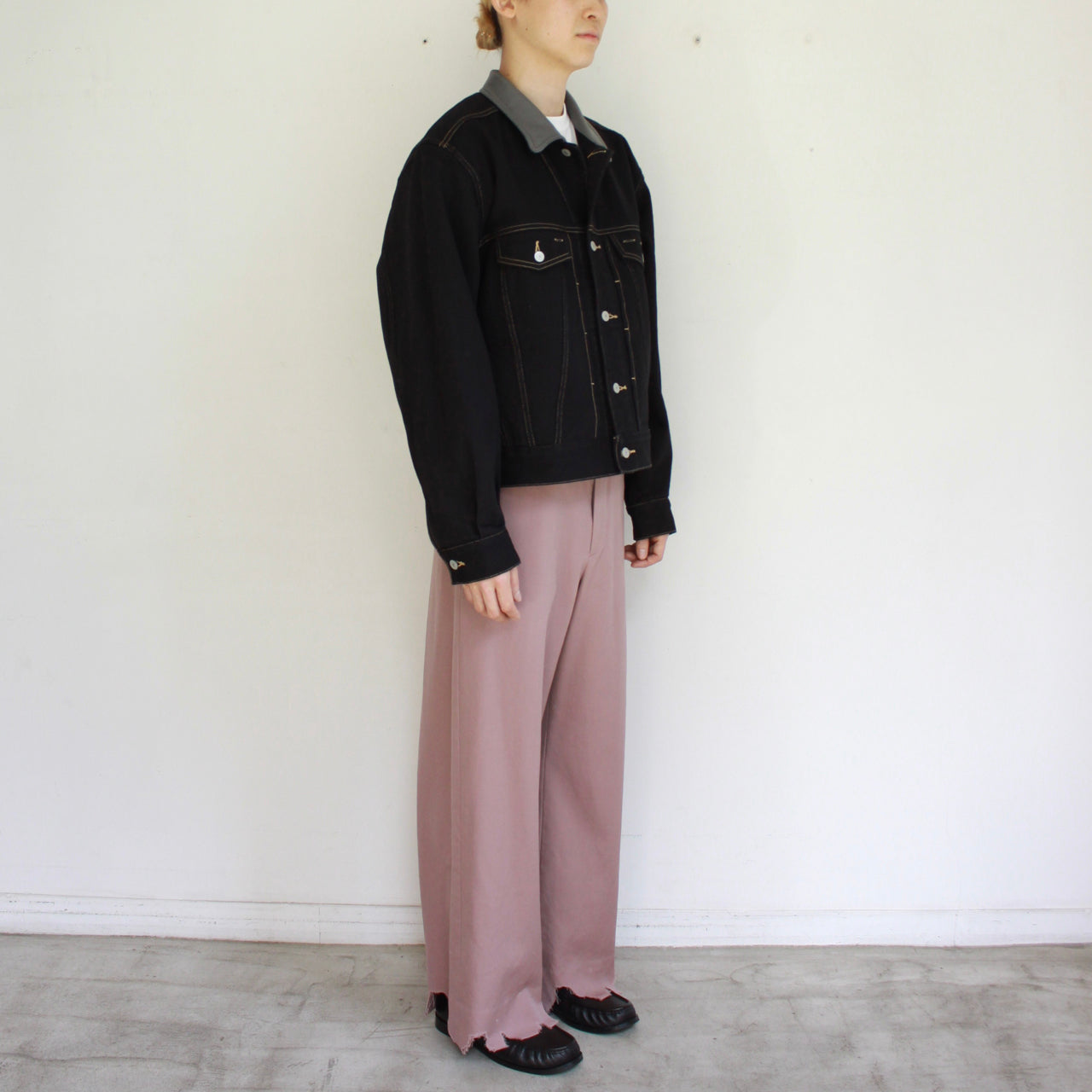 【Soe】Broken Hem Baggy Trousers