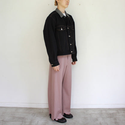 【Soe】Broken Hem Baggy Trousers