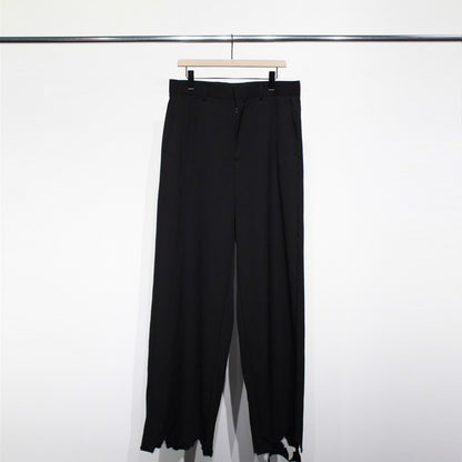 【Soe】Broken Hem Baggy Trousers