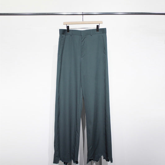 【Soe】Broken Hem Baggy Trousers