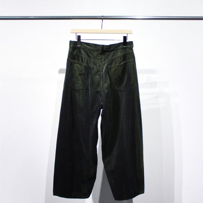 【Soe】Hard Bleached Corduroy Trousers