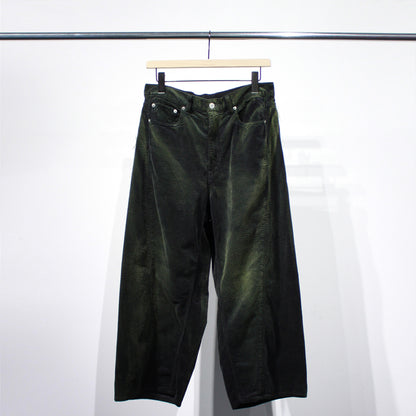 【Soe】Hard Bleached Corduroy Trousers