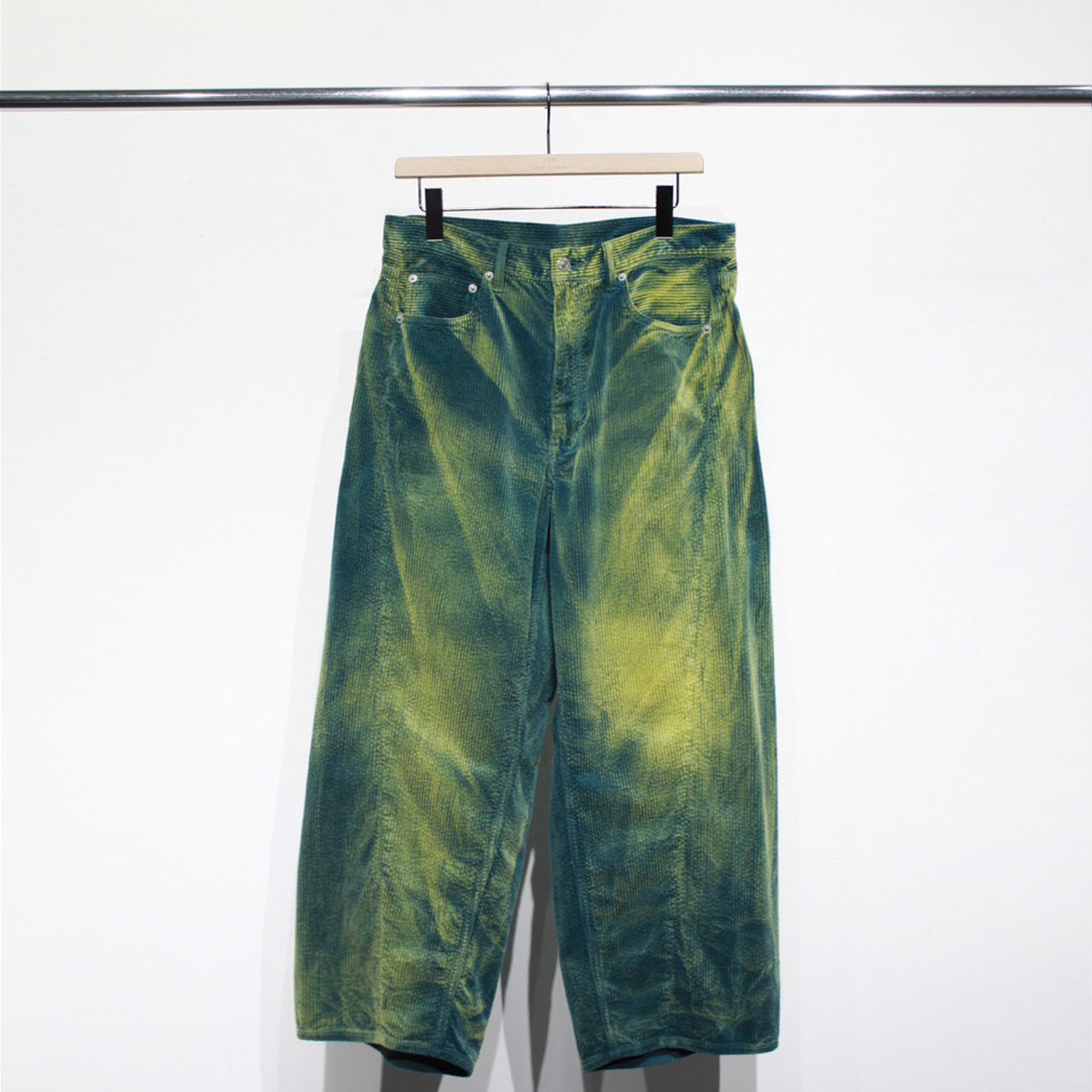 【Soe】Hard Bleached Corduroy Trousers