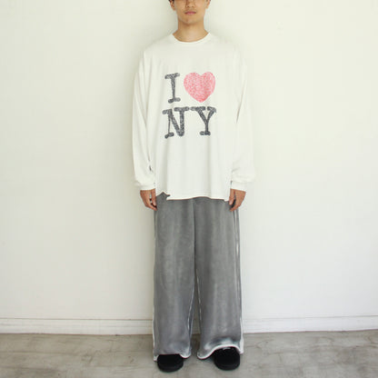 Printed L/S Tee "I♡NY"