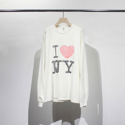 Printed L/S Tee "I♡NY"