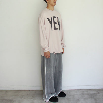 Printed L/S Tee "YEK"