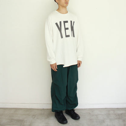 Printed L/S Tee "YEK"