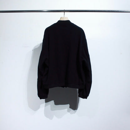 Boiled Wool Bomber Jacket