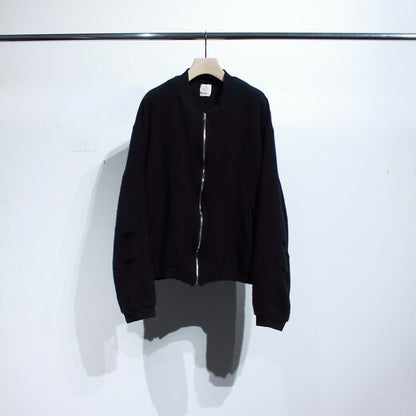 Boiled Wool Bomber Jacket