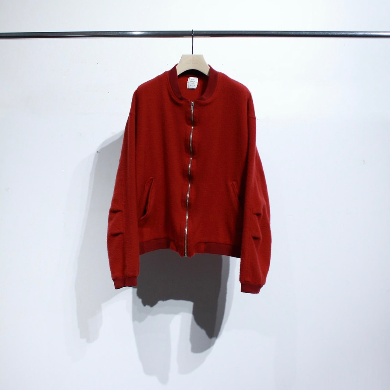 Boiled Wool Bomber Jacket