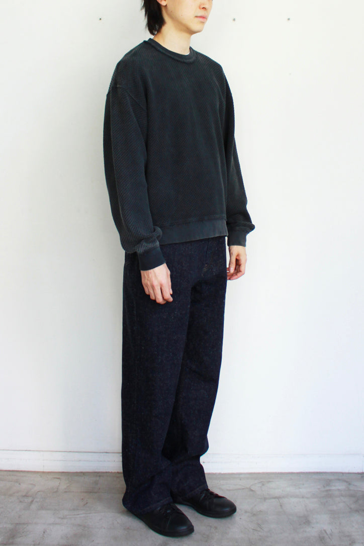 【Soe】Like Knitting Sweat Shirt