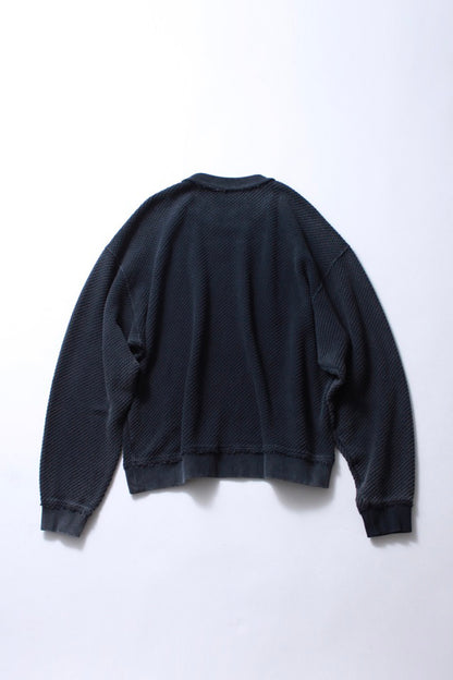 【Soe】Like Knitting Sweat Shirt
