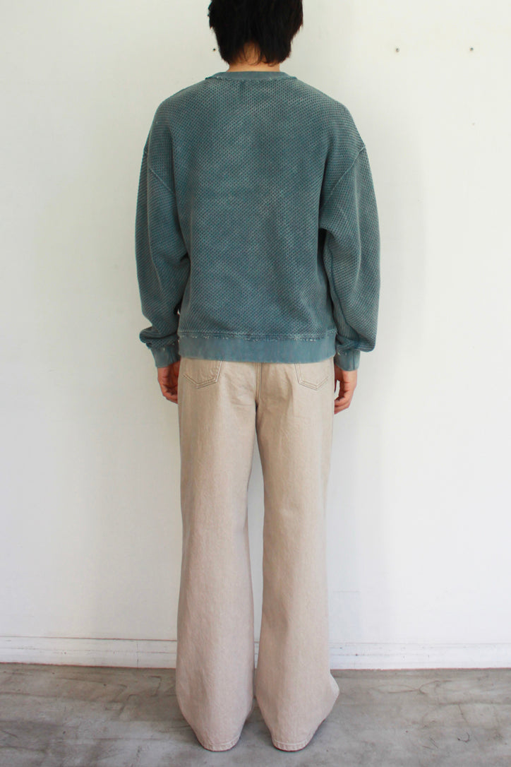【Soe】Like Knitting Sweat Shirt