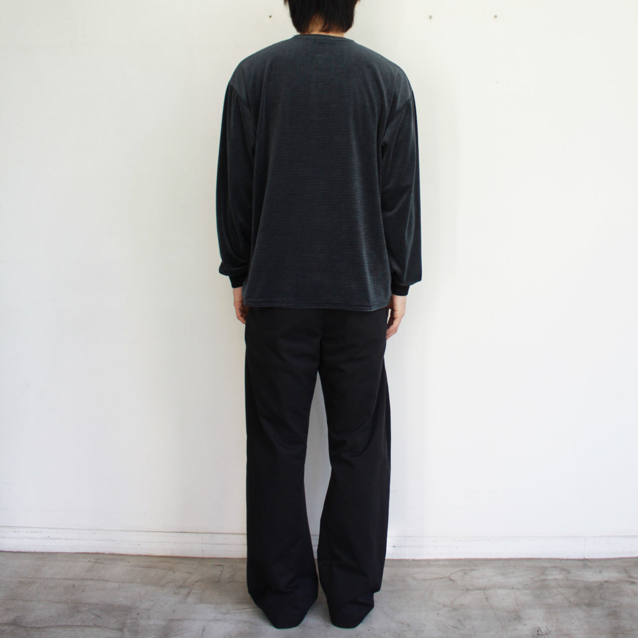 【Soe】Henryneck L/S T Shirts