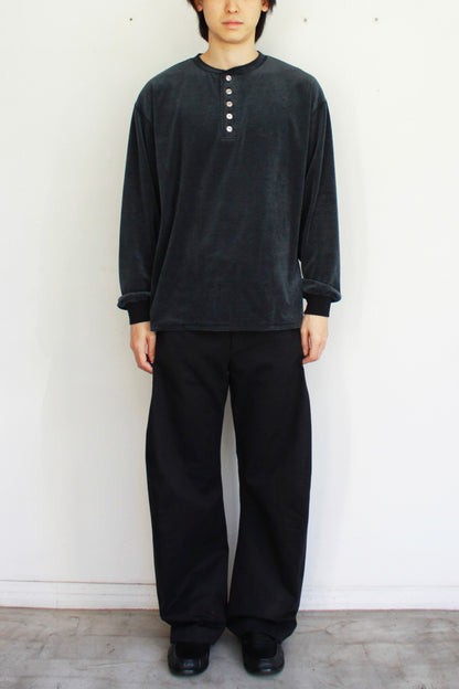 【Soe】Henryneck L/S T Shirts