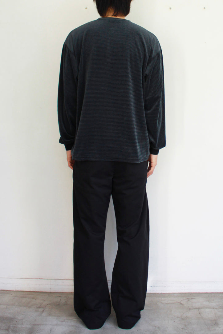 【Soe】Henryneck L/S T Shirts
