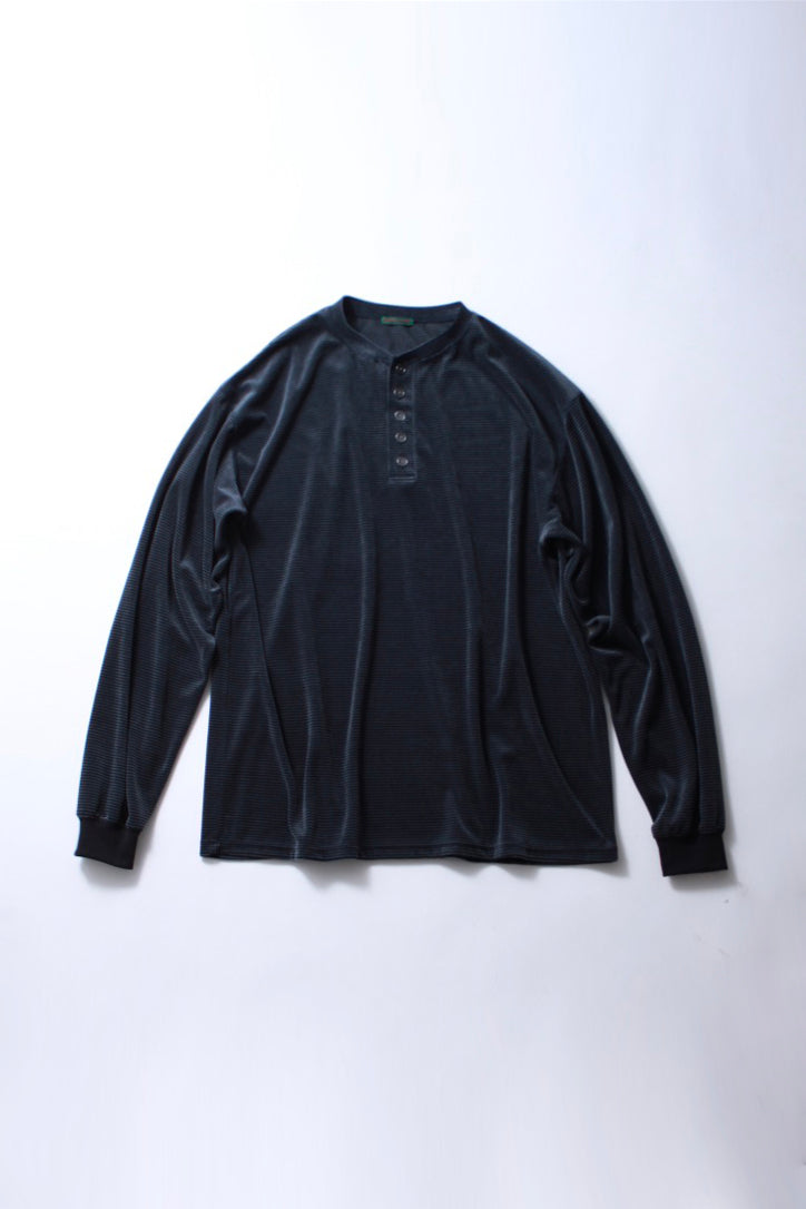 【Soe】Henryneck L/S T Shirts