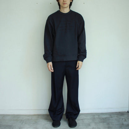 【Soe】Embroidered Sweat Shirt