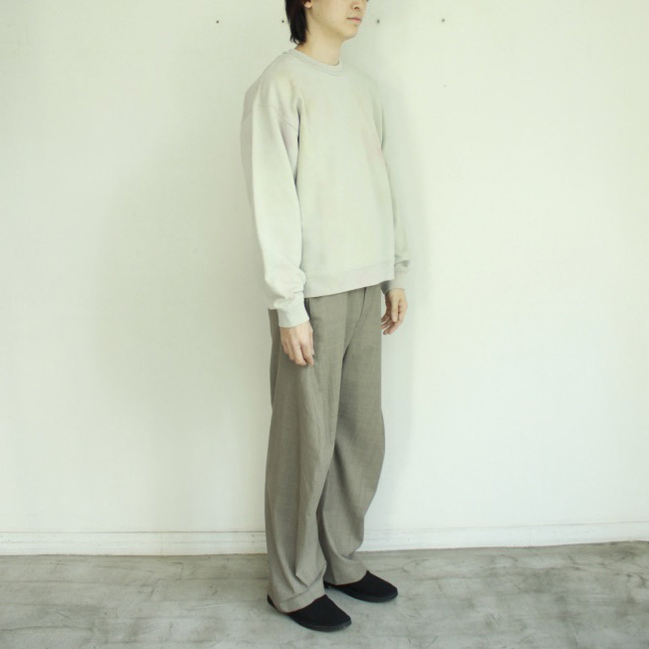 【Soe】Dye Migration Sweat Shirt