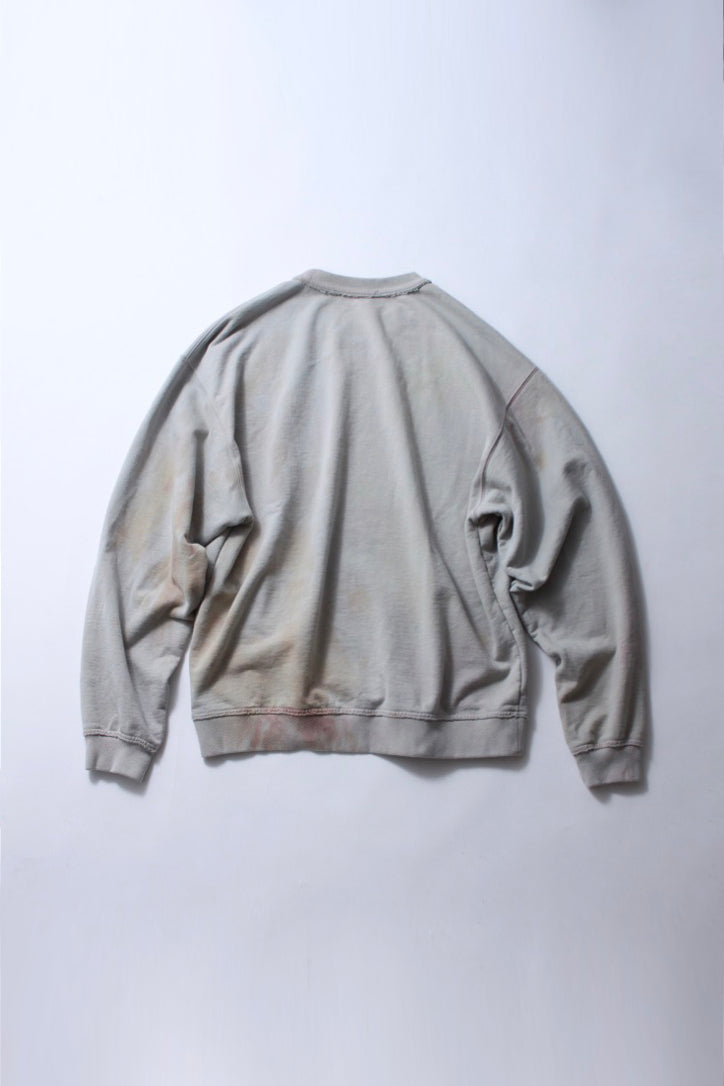 【Soe】Dye Migration Sweat Shirt