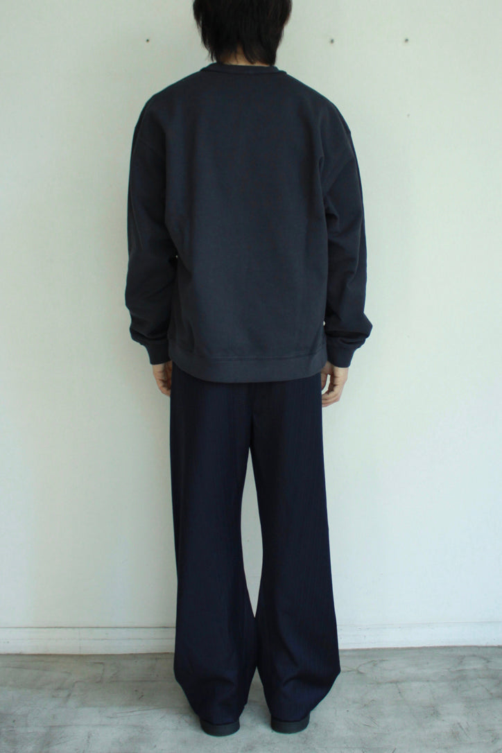 【Soe】Embroidered Sweat Shirt