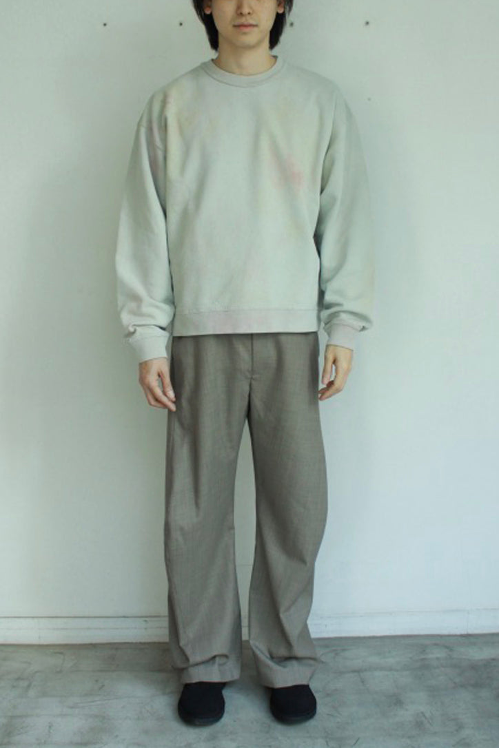 【Soe】Dye Migration Sweat Shirt