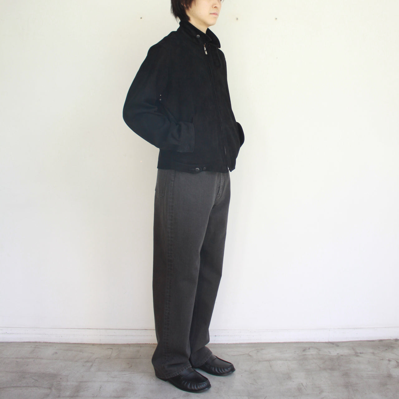 【Soe】Washed Regular Jeans