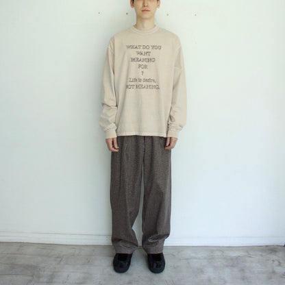 【Soe】Darts Wide Trousers